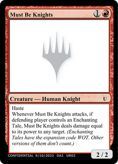 Must Be Knights (UNK-UR02A) - Unknown Event-1