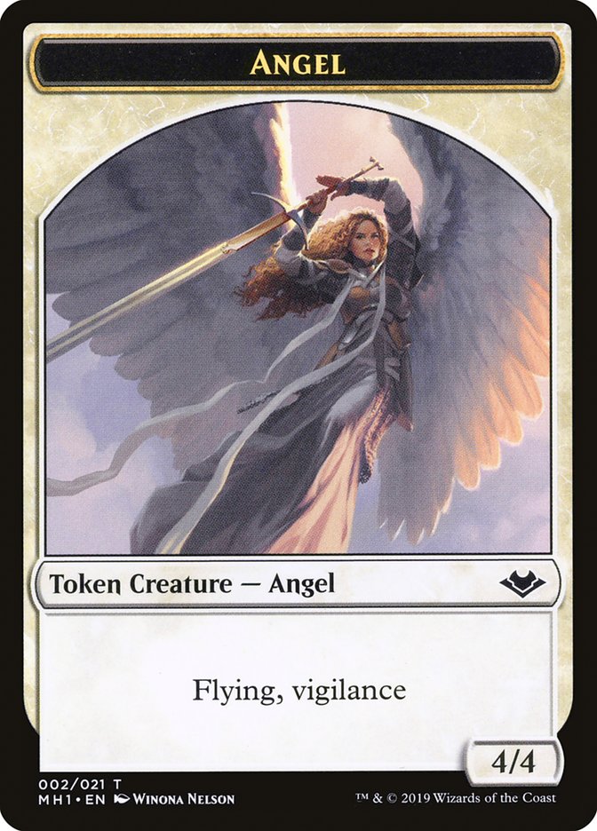 Shapeshifter (001) // Angel (002) Double-Sided Token [Modern Horizons Tokens]-2