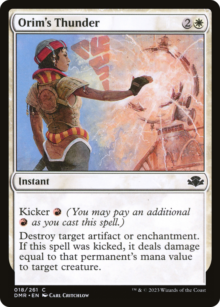 Orim's Thunder [Dominaria Remastered]-1