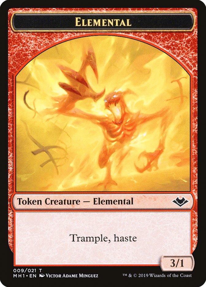 Illusion (005) // Elemental (009) Double-Sided Token [Modern Horizons Tokens]-2
