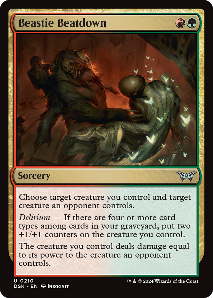 Beastie Beatdown [Duskmourn: House of Horror]-1