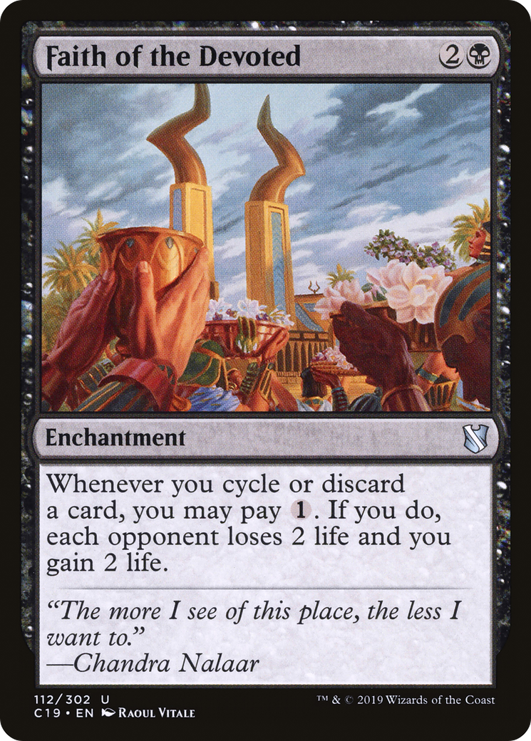Faith of the Devoted [Commander 2019]-1