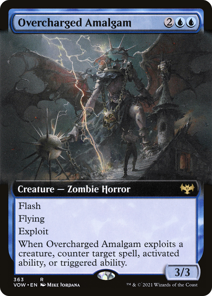 Overcharged Amalgam (Extended Art) [Innistrad: Crimson Vow]-1
