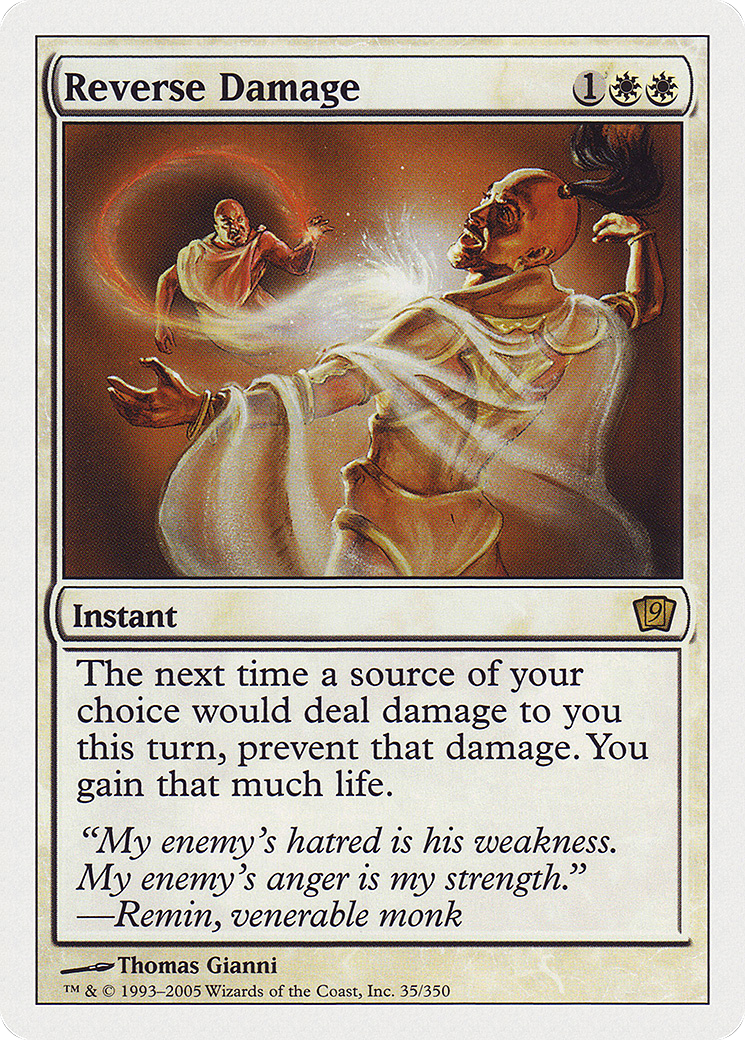Reverse Damage (9ED-035) - 9th Edition Foil-1