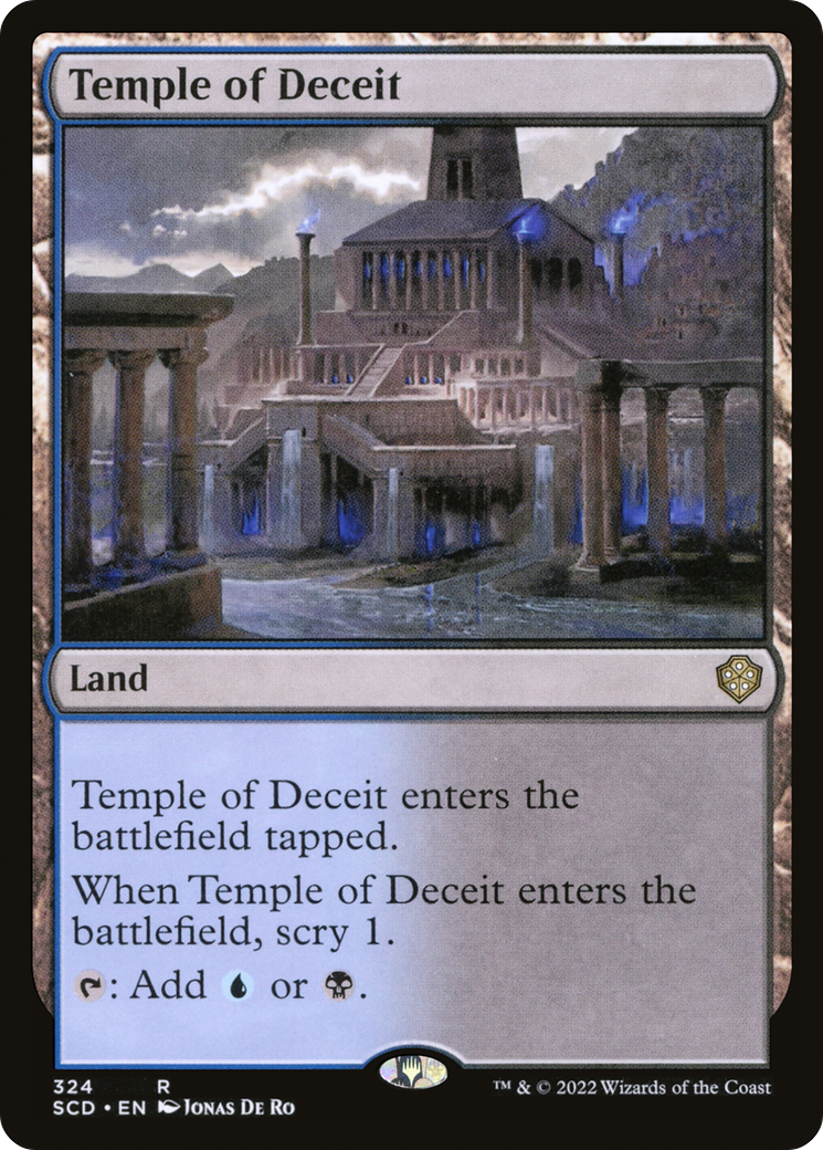Temple of Deceit [Starter Commander Decks]-1