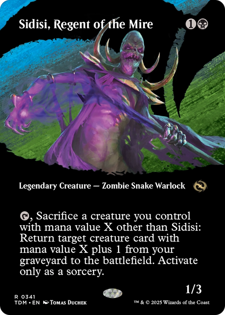 Sidisi, Regent of the Mire (Borderless) [Tarkir: Dragonstorm]-1