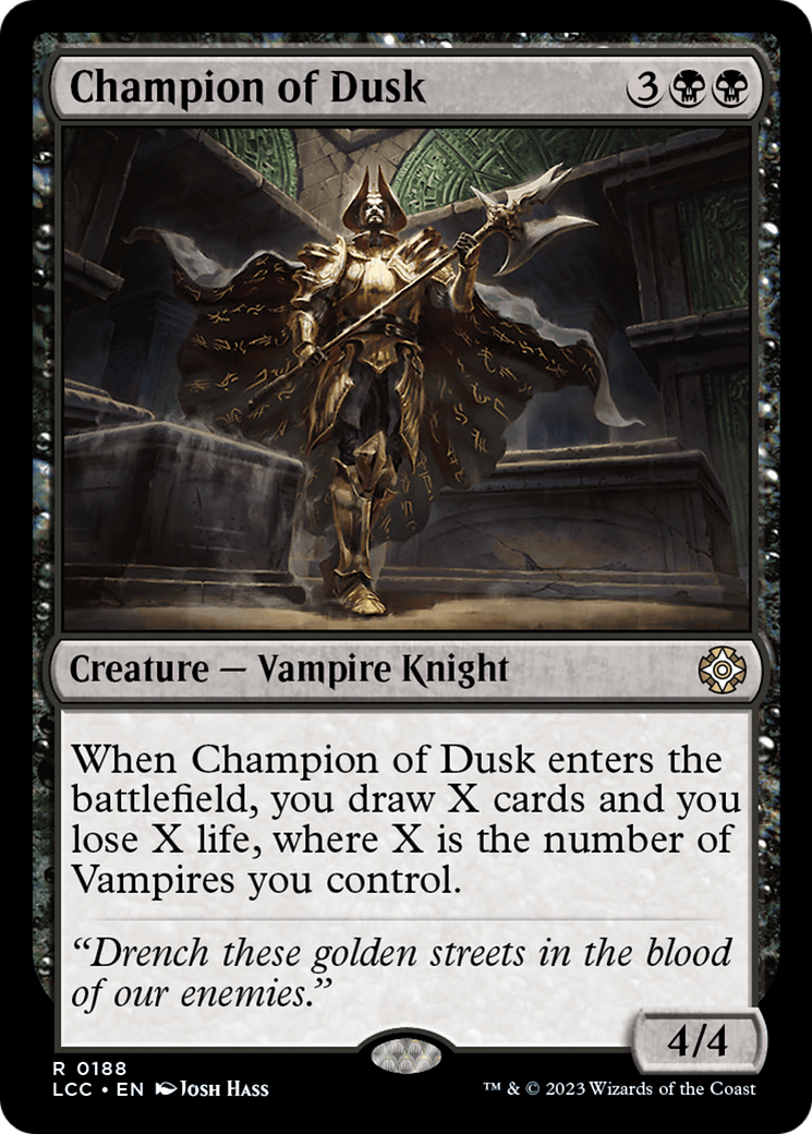 Champion of Dusk [The Lost Caverns of Ixalan Commander]-1