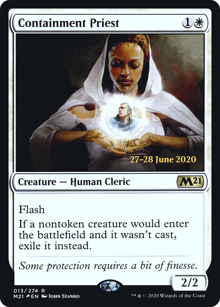 Containment Priest [Core Set 2021 Prerelease Promos]-1