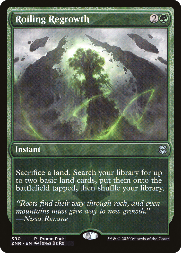 Roiling Regrowth (Promo Pack) [Zendikar Rising Promos]-1