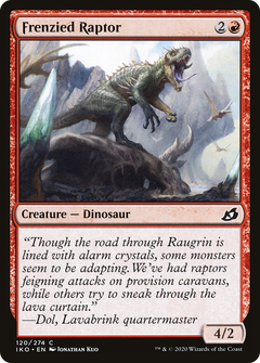 Frenzied Raptor [Ikoria: Lair of Behemoths]-1