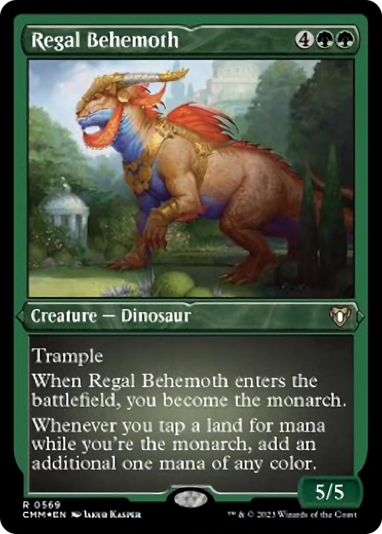 Regal Behemoth (Foil Etched) [Commander Masters]-1