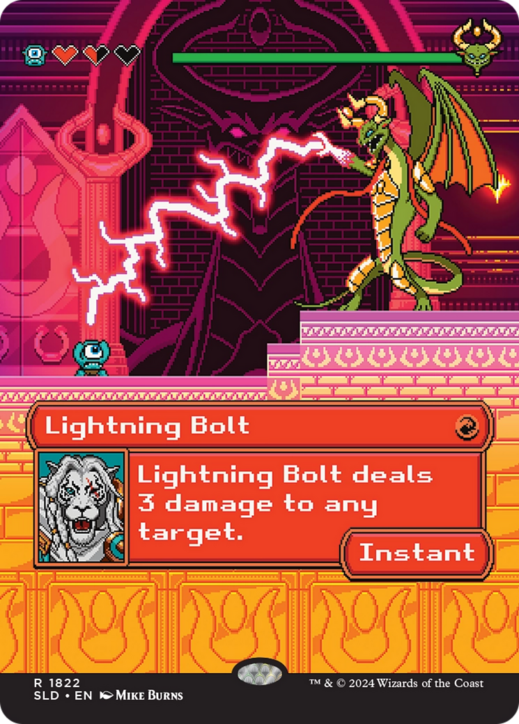 Lightning Bolt (SLD-1822) - Secret Lair Drop (Borderless) Foil-1