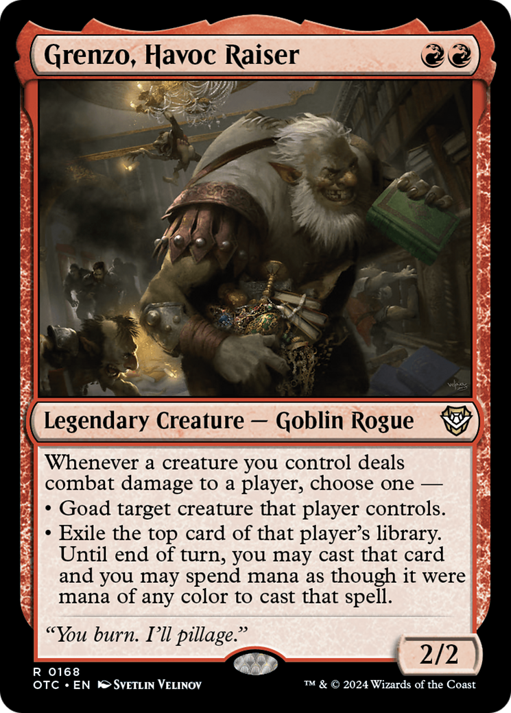 Grenzo, Havoc Raiser [Outlaws of Thunder Junction Commander]-1