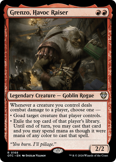 Grenzo, Havoc Raiser [Outlaws of Thunder Junction Commander]-1