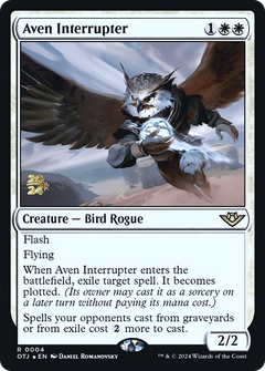 Aven Interrupter [Outlaws of Thunder Junction Prerelease Promos]-1