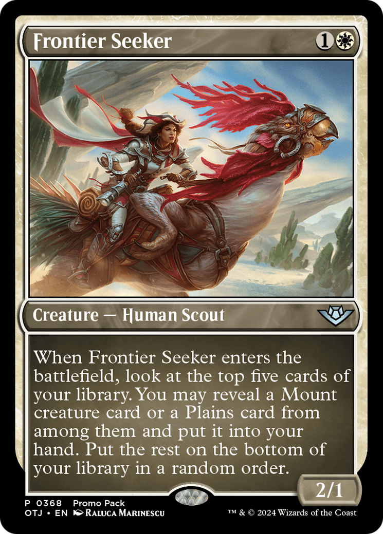 Frontier Seeker (Promo Pack) [Outlaws of Thunder Junction Promos]-1