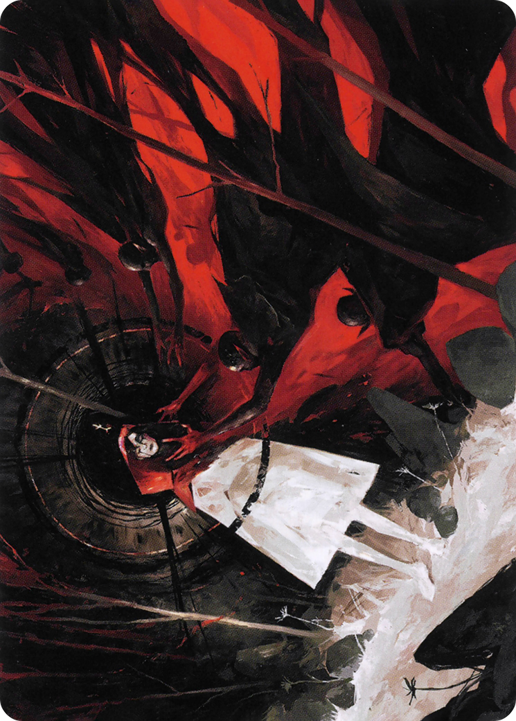 Curse of Hospitality // Curse of Hospitality (AVOW-041) - Crimson Vow Art Series (Borderless) Foil-1