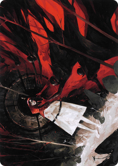 Curse of Hospitality // Curse of Hospitality (AVOW-041) - Crimson Vow Art Series (Borderless) Foil-3