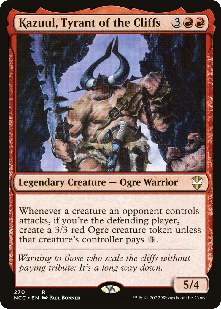 Kazuul, Tyrant of the Cliffs [Streets of New Capenna Commander]-1