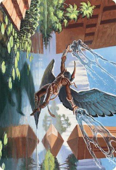 Nadu, Winged Wisdom Art Card [Modern Horizons 3 Art Series]-1