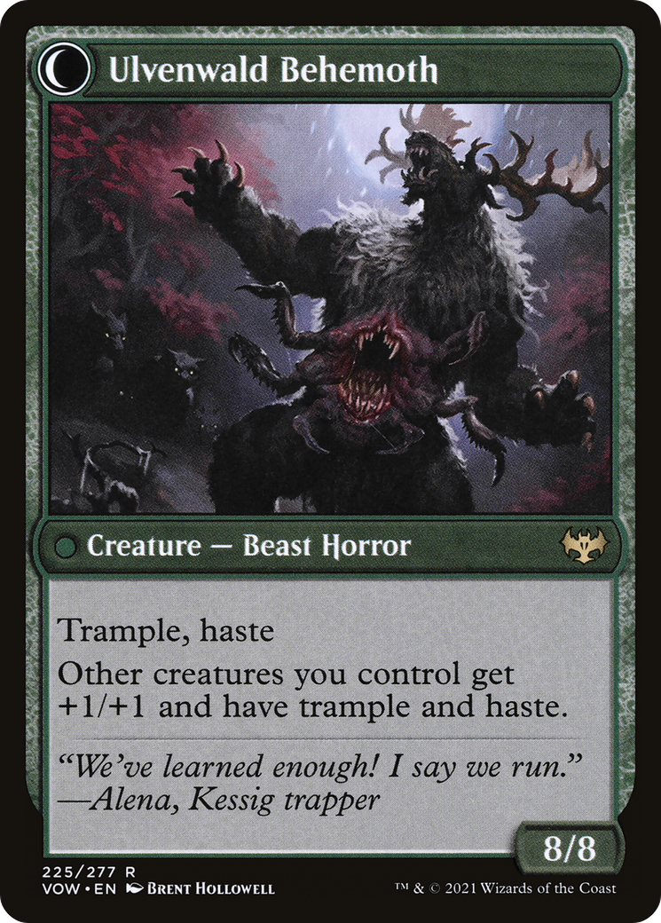 Ulvenwald Oddity (VOW-225) - Innistrad: Crimson Vow: (Double Faced Transform)-2