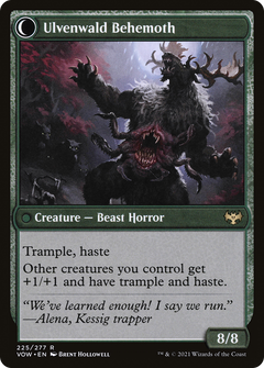 Ulvenwald Oddity (VOW-225) - Innistrad: Crimson Vow: (Double Faced Transform) Foil-2