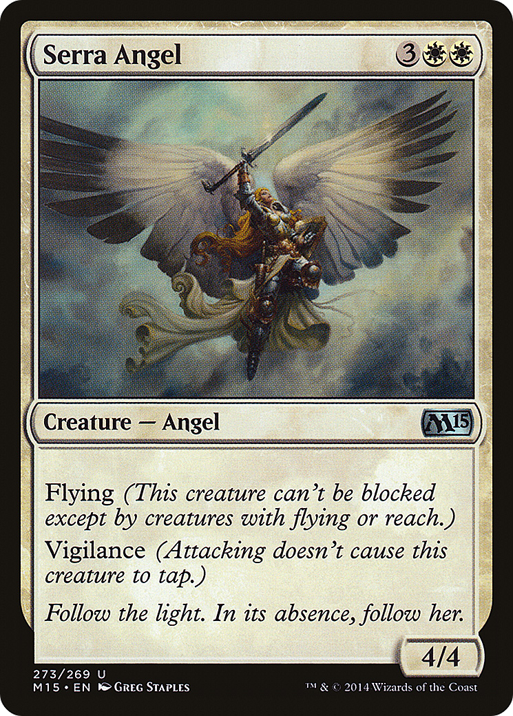 Serra Angel (M15-273) - Magic 2015 Foil-1