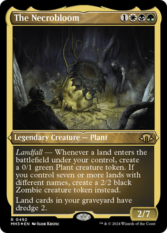 The Necrobloom (Foil Etched) [Modern Horizons 3]-1