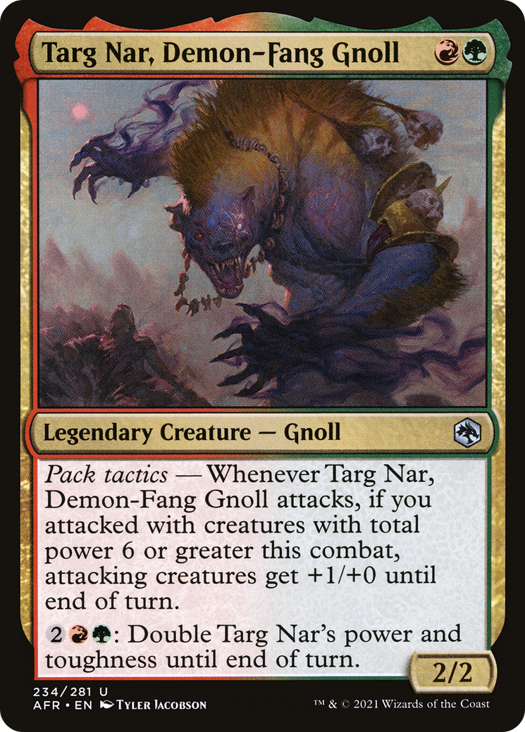 Targ Nar, Demon-Fang Gnoll [Dungeons & Dragons: Adventures in the Forgotten Realms]-1