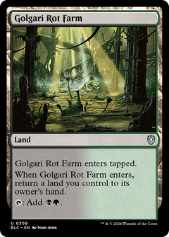 Golgari Rot Farm [Bloomburrow Commander]-1