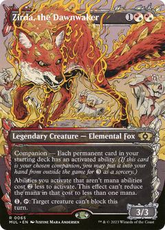 Zirda, the Dawnwaker (MUL-065) - Multiverse Legends: (Showcase) (Borderless)-1