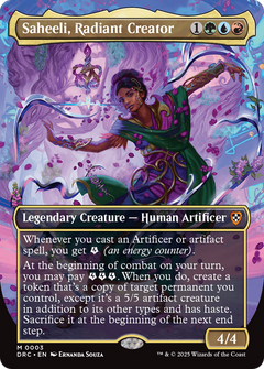 Saheeli, Radiant Creator (Borderless) [Aetherdrift Commander]-1