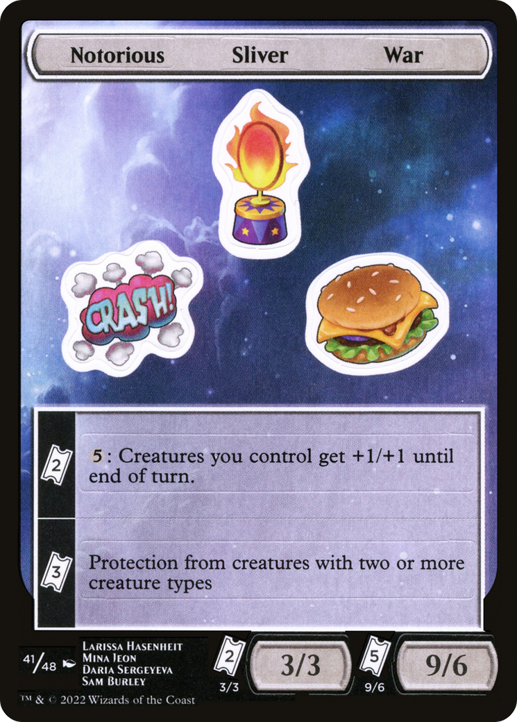Notorious Sliver War [Unfinity Stickers]-1