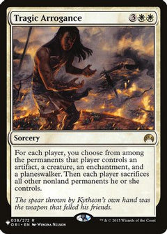 Tragic Arrogance (LIST-038/272) - The List Reprints-1
