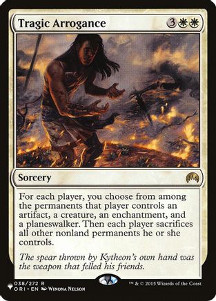 Tragic Arrogance (LIST-038/272) - The List Reprints-1