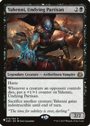 Yahenni, Undying Partisan (LIST-074/184) - The List Reprints-1