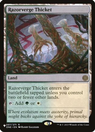 Razorverge Thicket [The List]-1