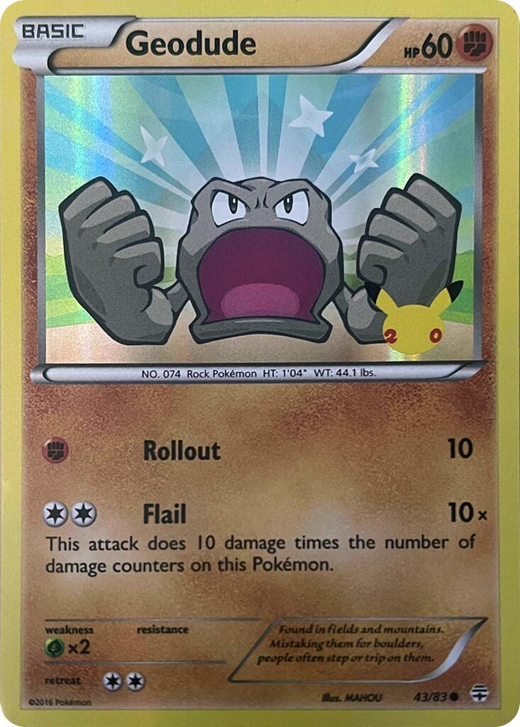 Geodude (043/083) [Celebrations: 25th Anniversary]-1