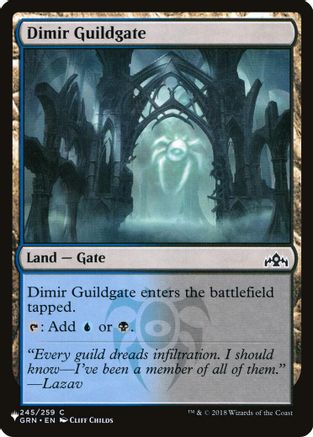 Dimir Guildgate (LIST-245/259) - The List Reprints-1
