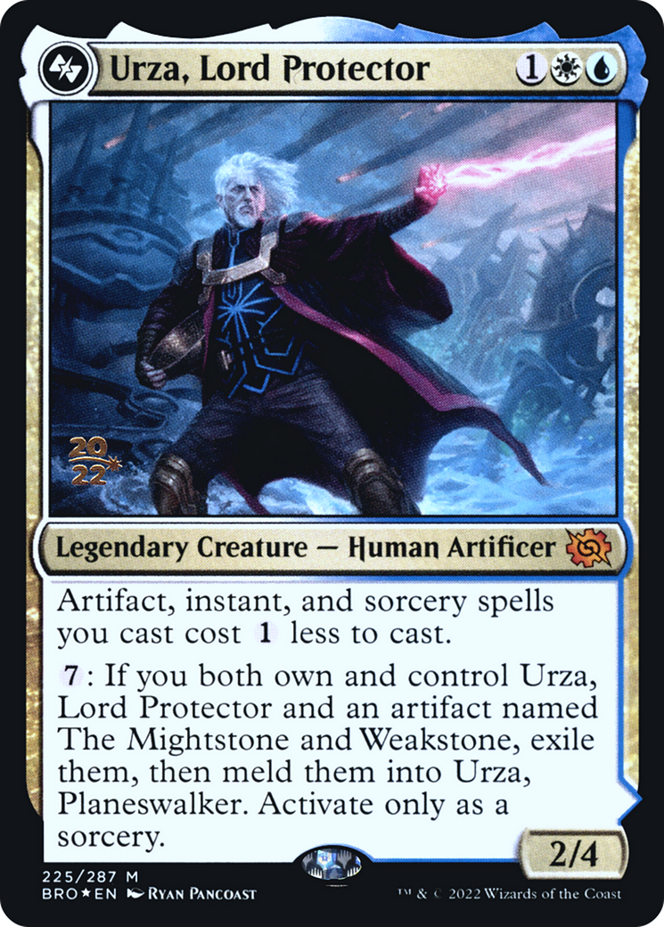 Urza, Lord Protector (PRE-225) - The Brothers' War Promos Foil-1