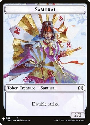 Samurai // Clue Double-Sided Token [The List]-1