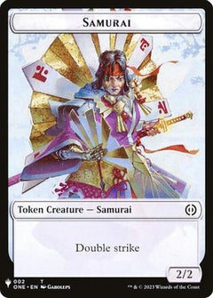 Samurai // Clue Double-Sided Token [The List]-1