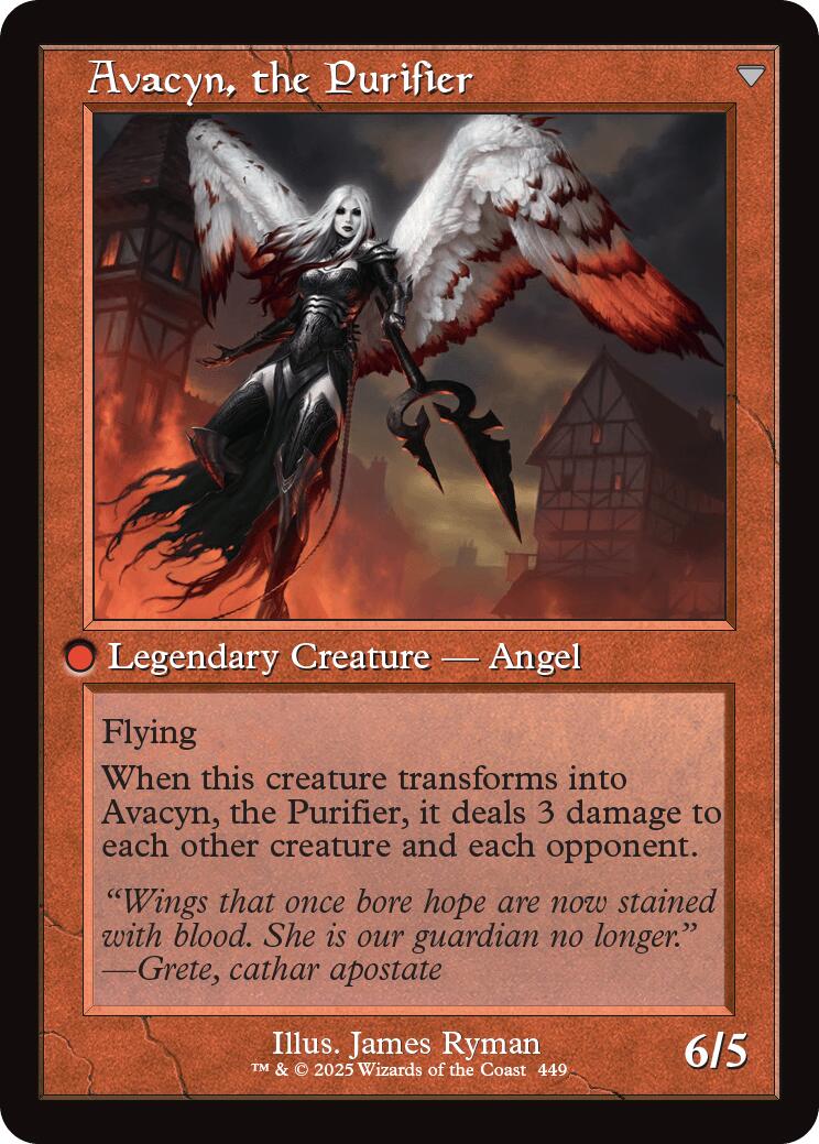 Archangel Avacyn // Avacyn, the Purifier (Retro Frame) [Innistrad Remastered]-2