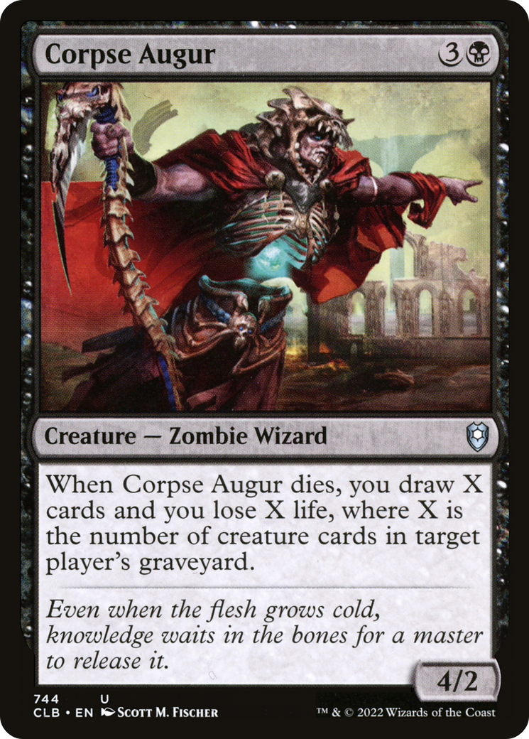 Corpse Augur [Commander Legends: Battle for Baldur's Gate]-1