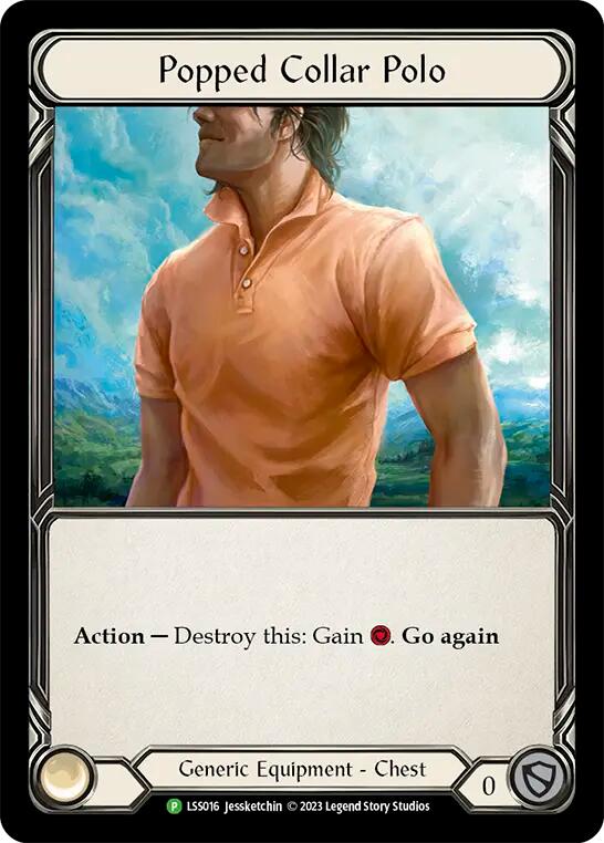 Popped Collar Polo [LSS016] (Promo)  Cold Foil-1