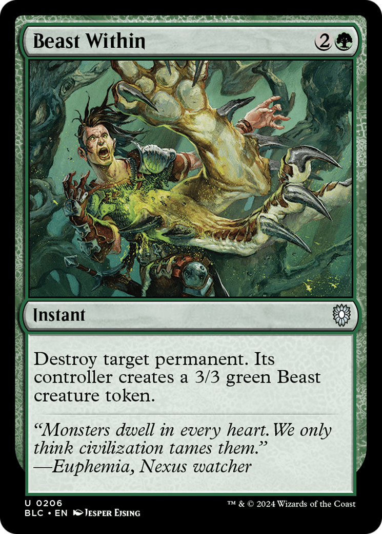Beast Within [Bloomburrow Commander]-1