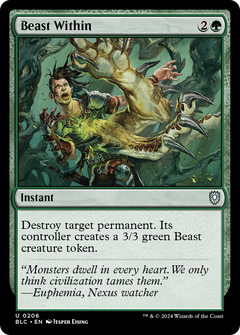 Beast Within [Bloomburrow Commander]-1