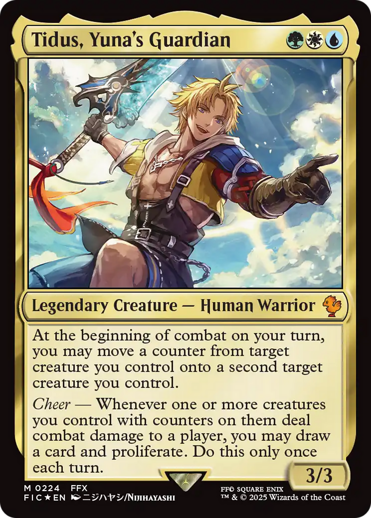 Tidus, Yuna's Guardian (Surge Foil) [FINAL FANTASY Commander]-1