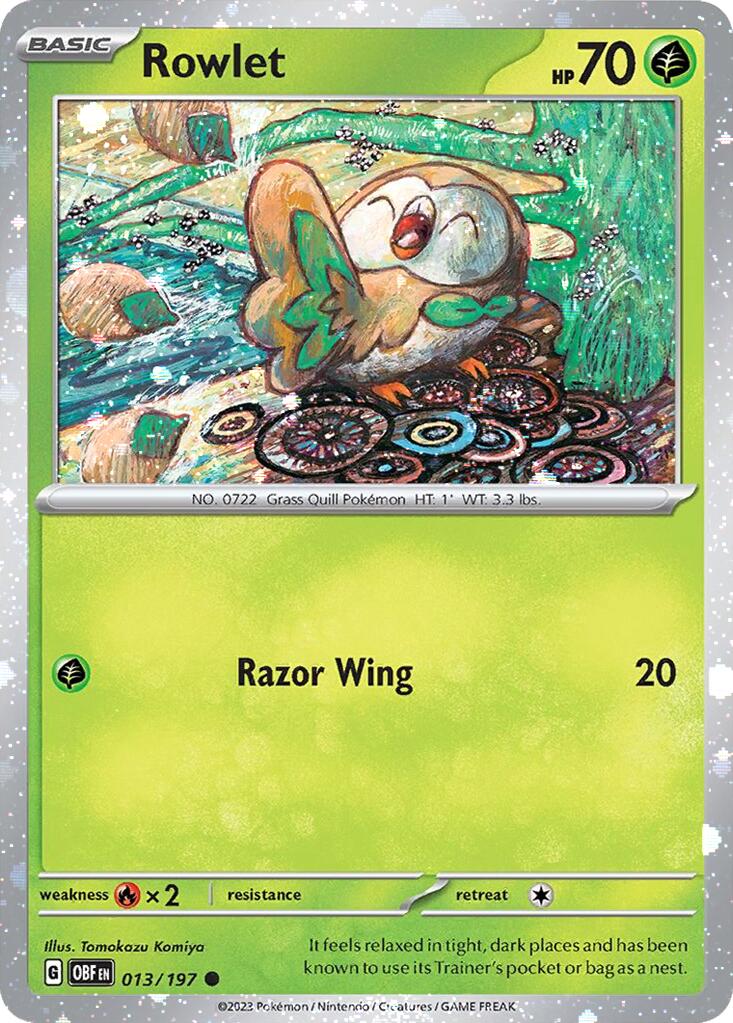Rowlet (013/197) (Cosmos Holo) [Miscellaneous Cards]-1