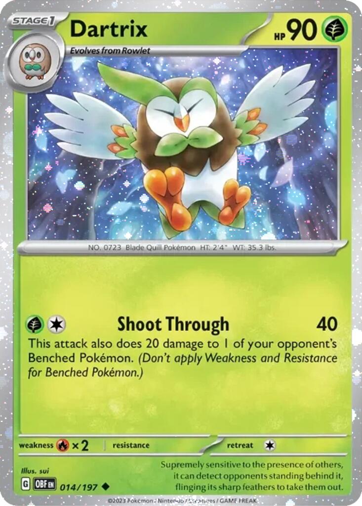 Dartrix (014/197) (Cosmos Holo) [Miscellaneous Cards]-1